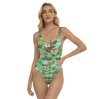 Custom Logo Tropical Vintage Hawaiian Swimsuit For Summer
