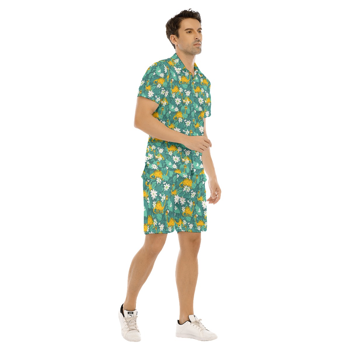 Set Tacosaurus Hawaiian Shirt And Shorts For Men