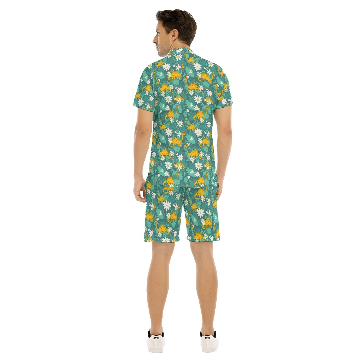 Set Tacosaurus Hawaiian Shirt And Shorts For Men