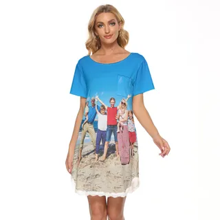 Custom Photo Women's Hawaiian Dress