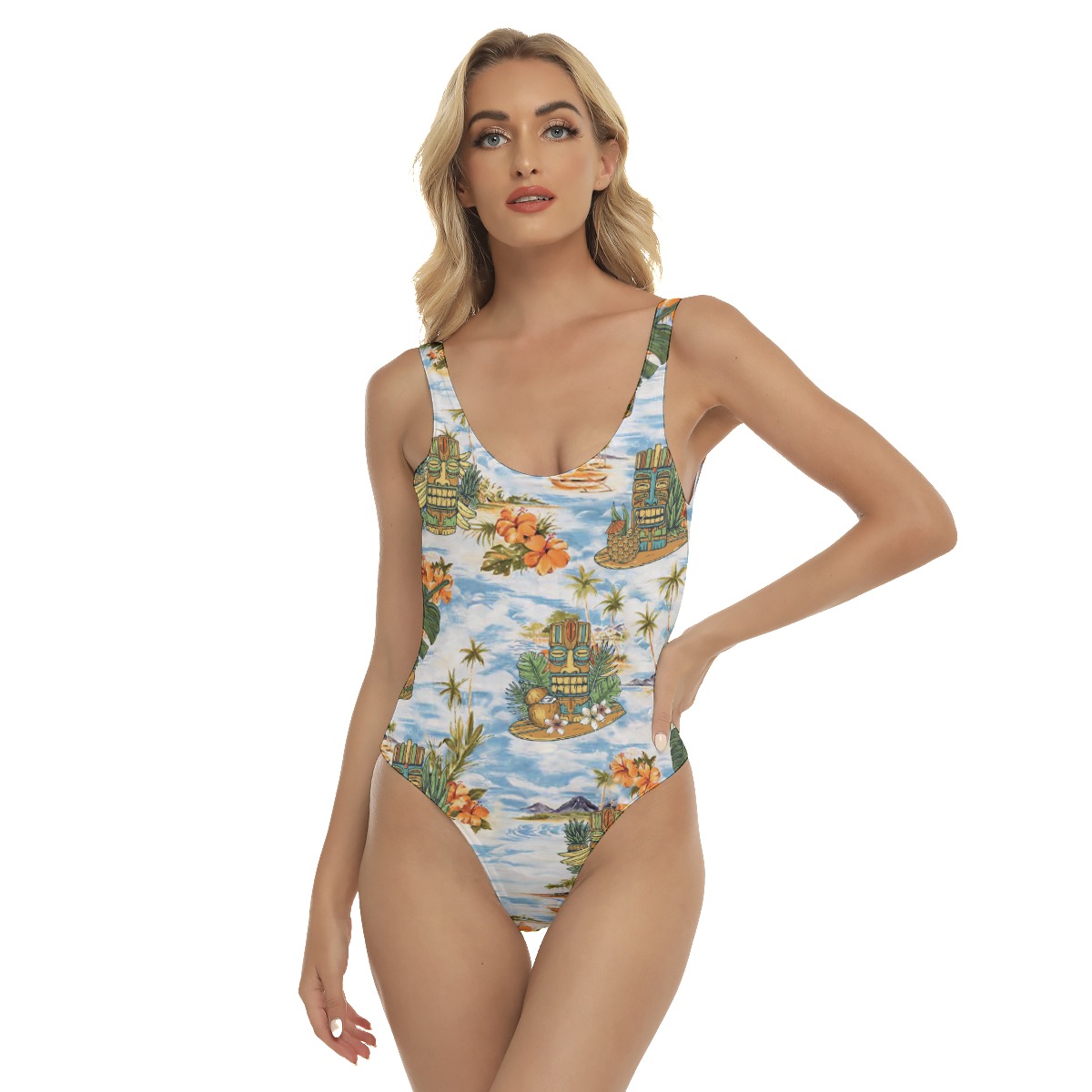 Tropical Tiki Sexy Hawaiian Swimsuit For Women - variant image 1