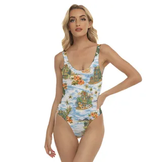 Tropical Tiki Sexy Hawaiian Swimsuit For Women