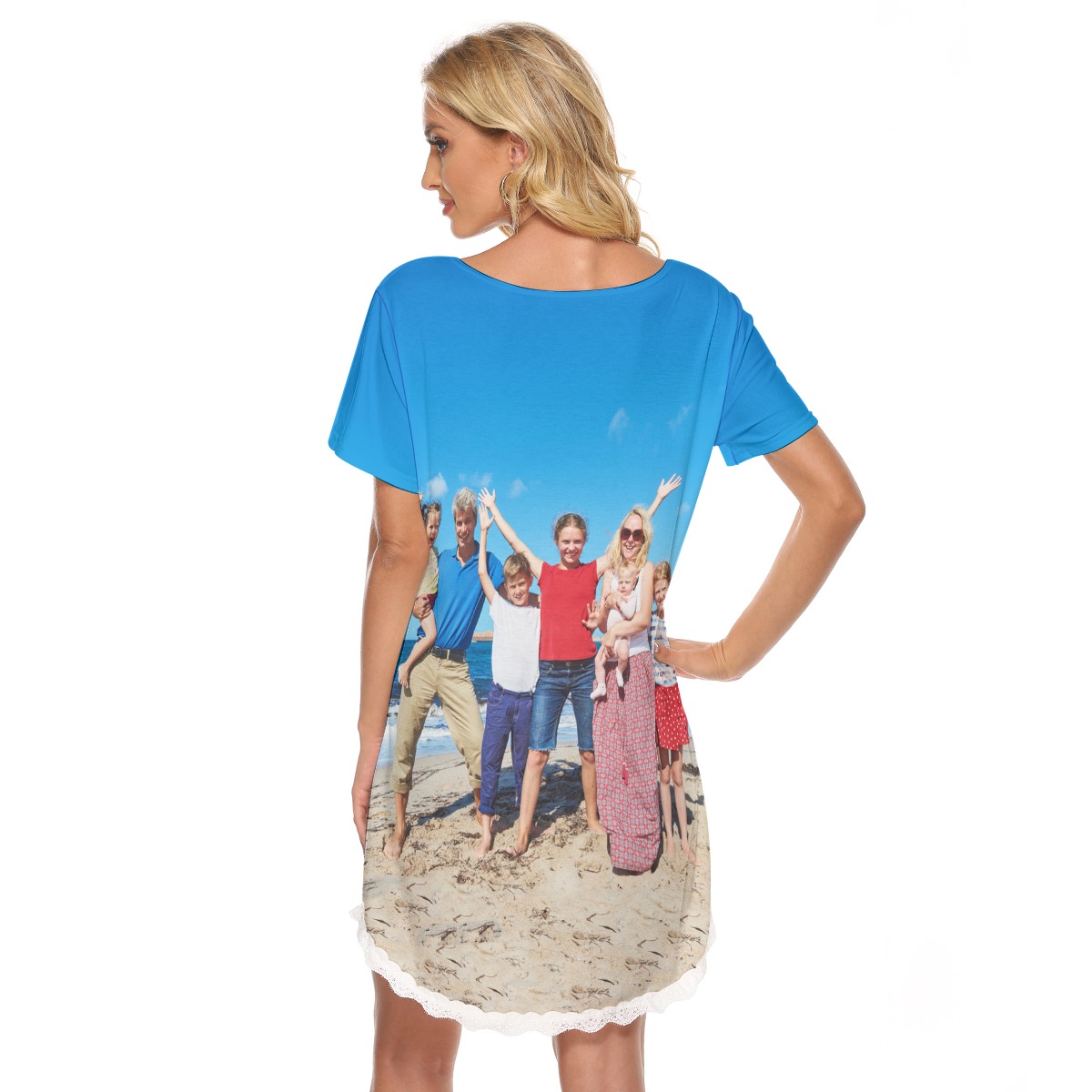 Custom Photo Women's Hawaiian Dress