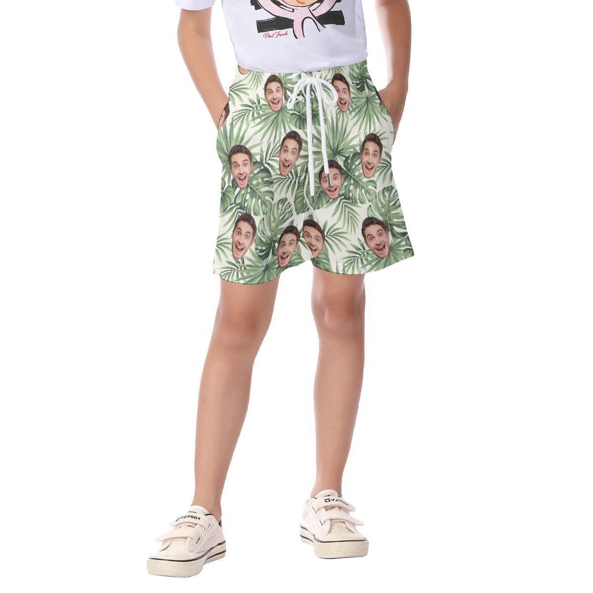 Kids Hawaiian Shorts Personalized Sports Team Logo - variant image 1