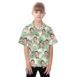 Cool Custom Sports Team Logp Hawaiian Shirt For Kids