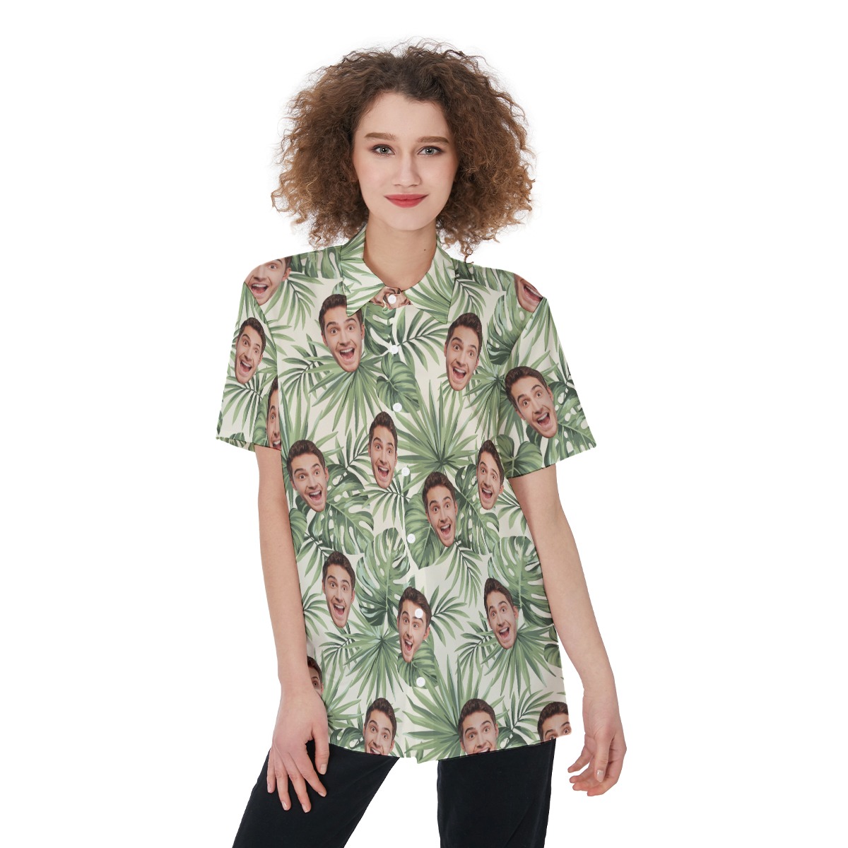 Tropical Custom Sports Team Name Hawaiian Shirt For Women - variant image 1