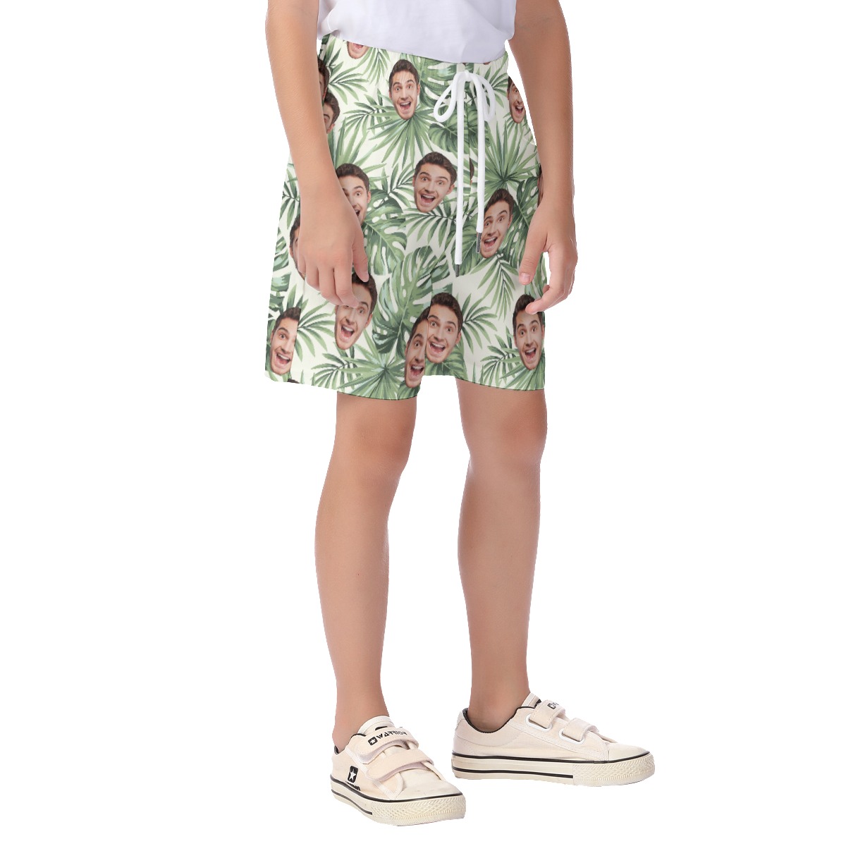 Kids Hawaiian Shorts Personalized Sports Team Logo
