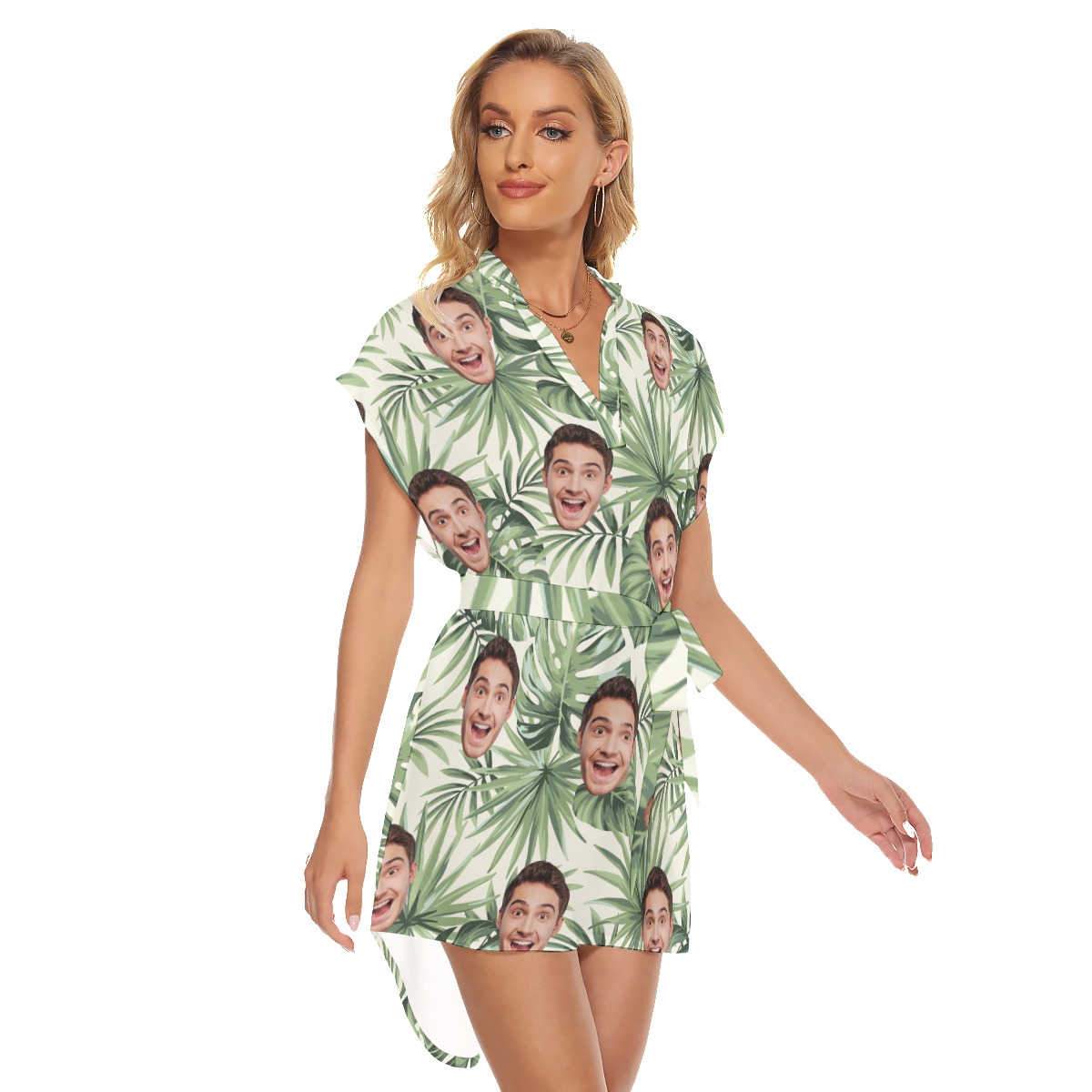 Women's Sports Team Custom Tropical Hawaiian Dress
