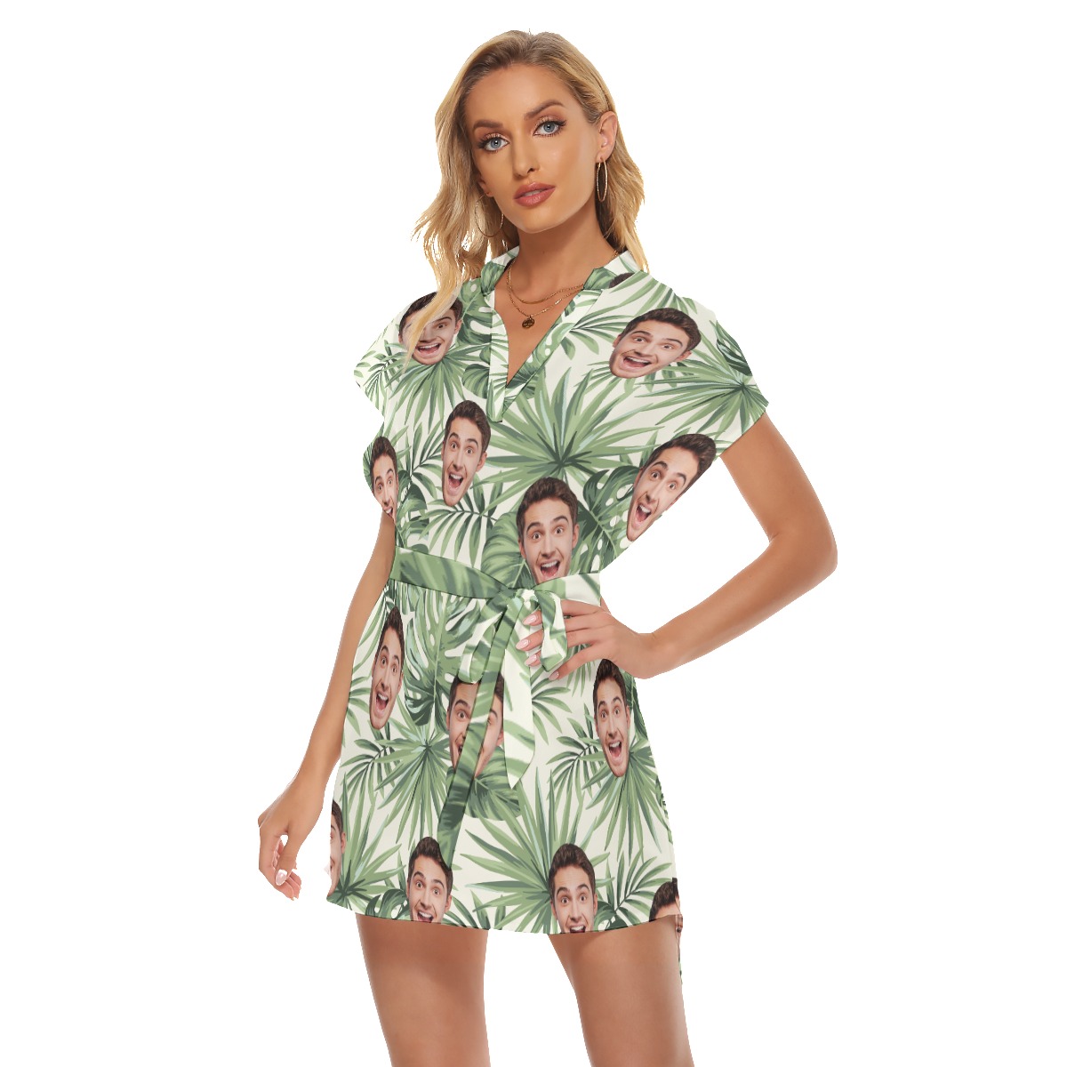 Women's Sports Team Custom Tropical Hawaiian Dress