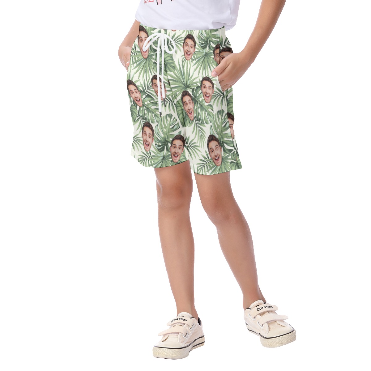 Kids Hawaiian Shorts Personalized Sports Team Logo
