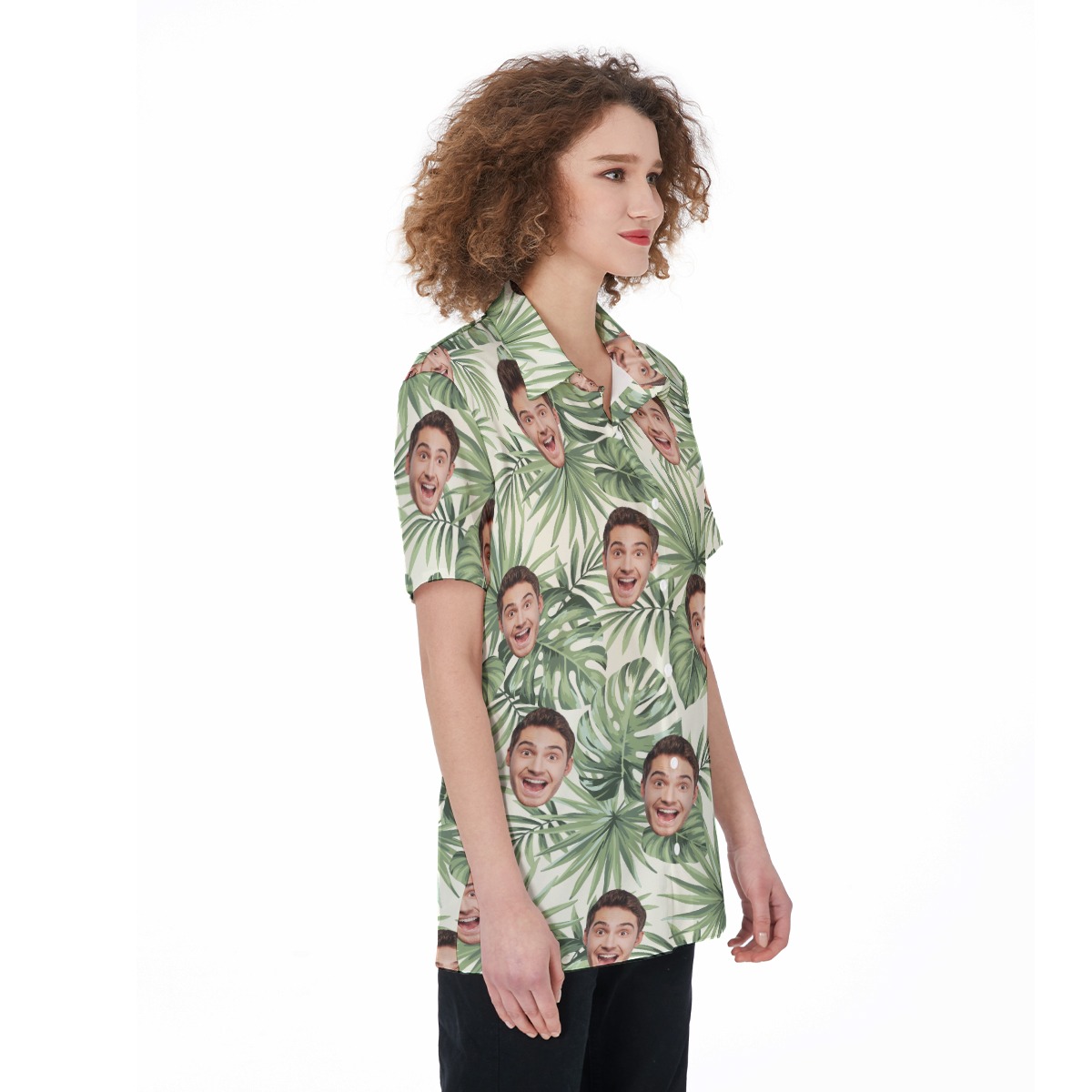 Tropical Custom Sports Team Name Hawaiian Shirt For Women