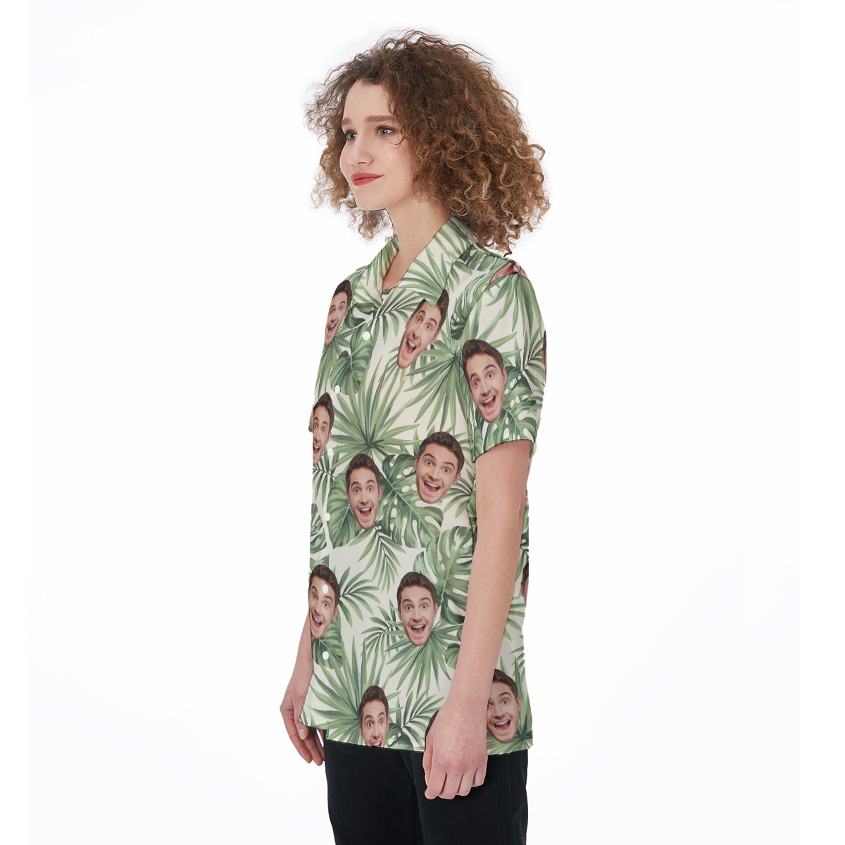 Tropical Custom Sports Team Name Hawaiian Shirt For Women
