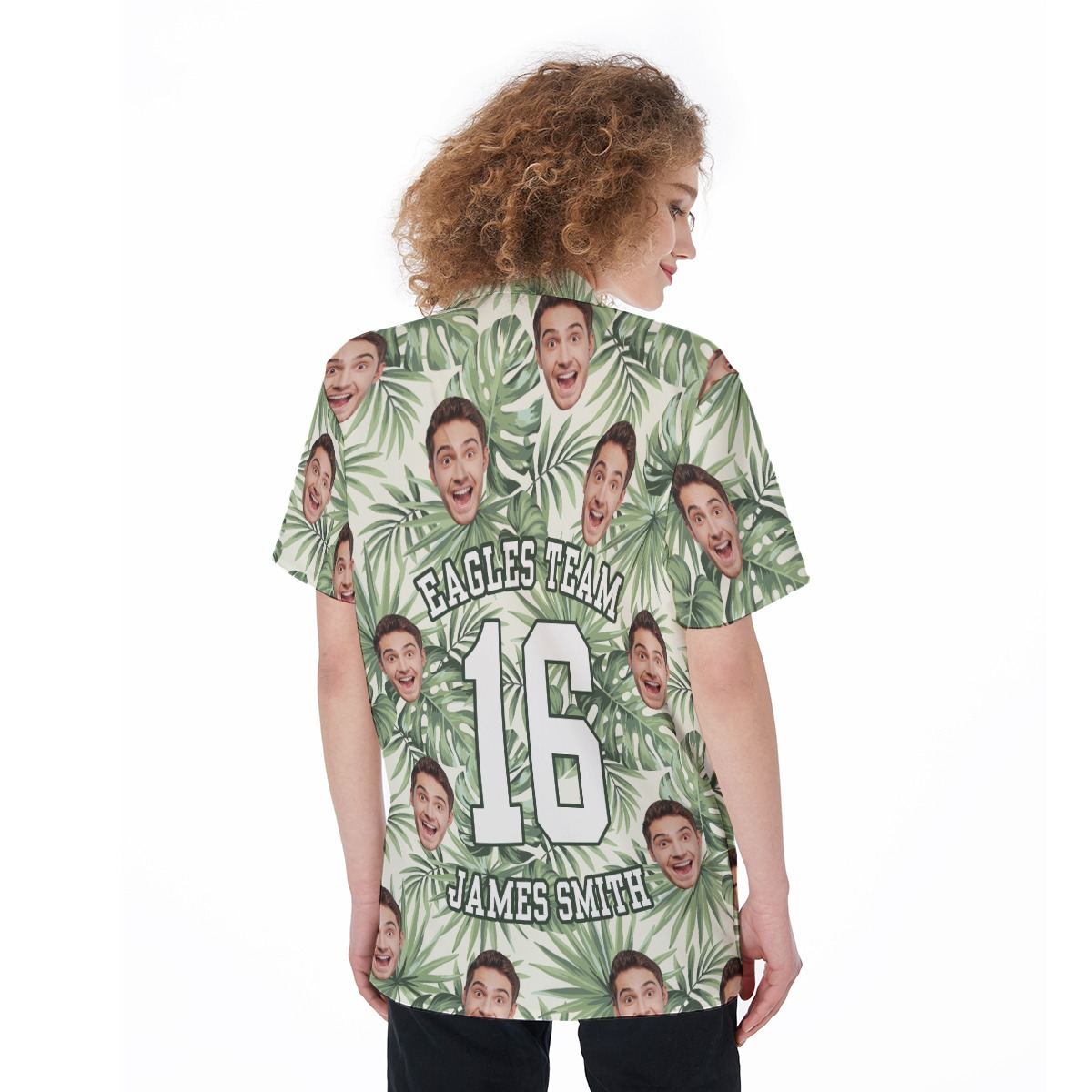 Tropical Custom Sports Team Name Hawaiian Shirt For Women