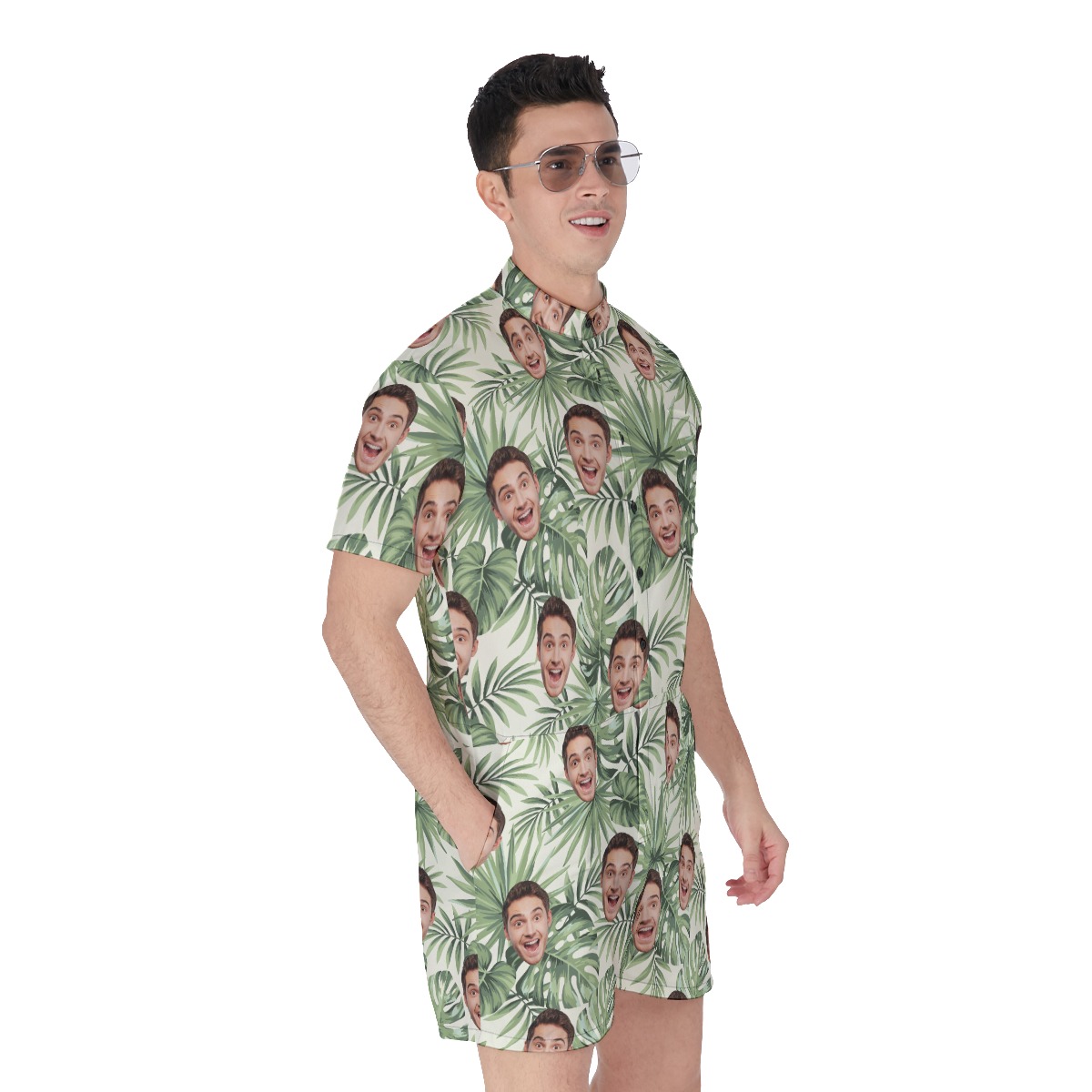 Cool Custom Sports Team Hawaiian Romper For Men