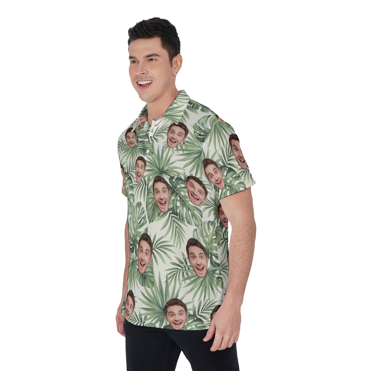Custom Face Sports Team Polo Hawaiian Shirt