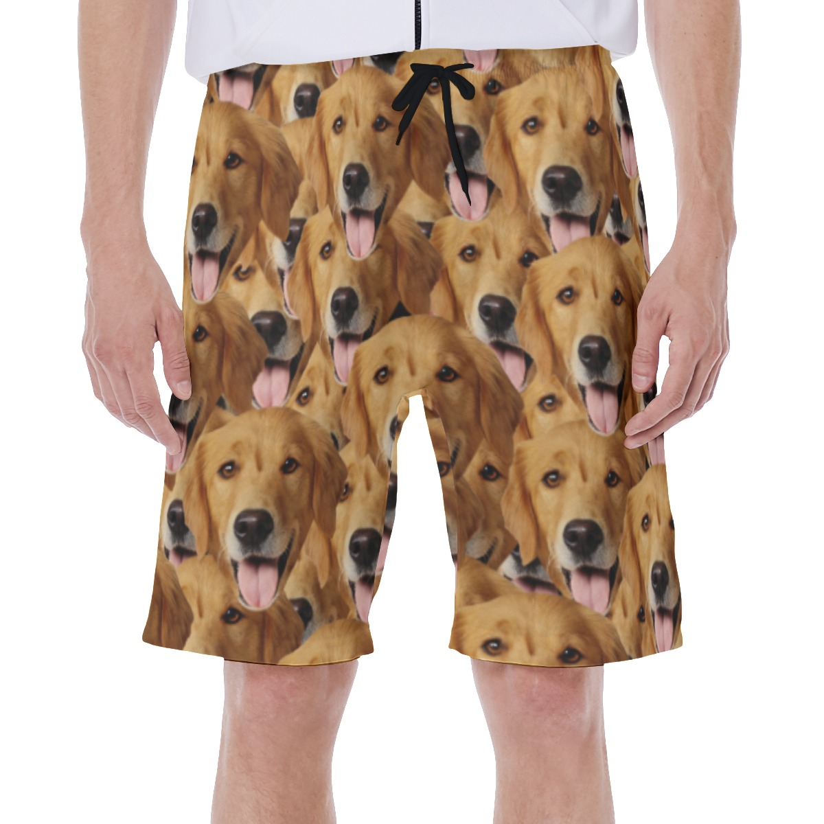 Funny Swim Trunk With Custom Dog Face - variant image 1