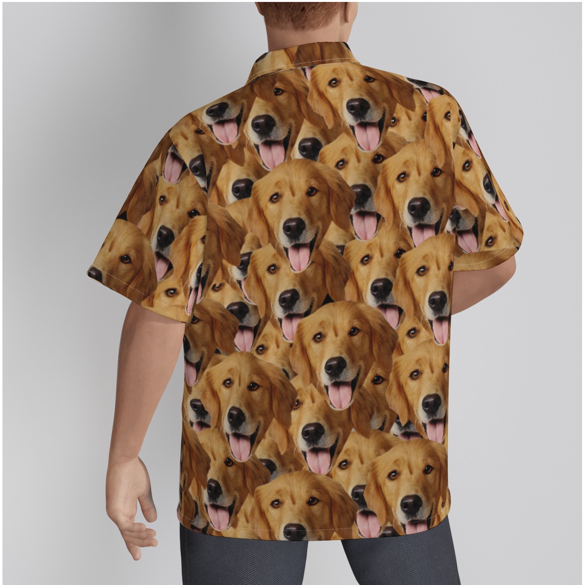 Hawaiian Shirt With Multiple Custom Dog Face