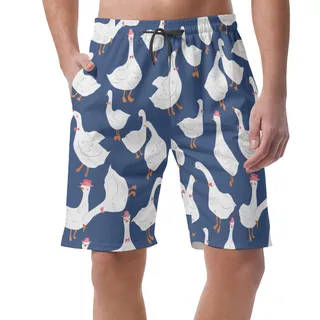 Cool Goose Blue Hawaiian Shorts For Men