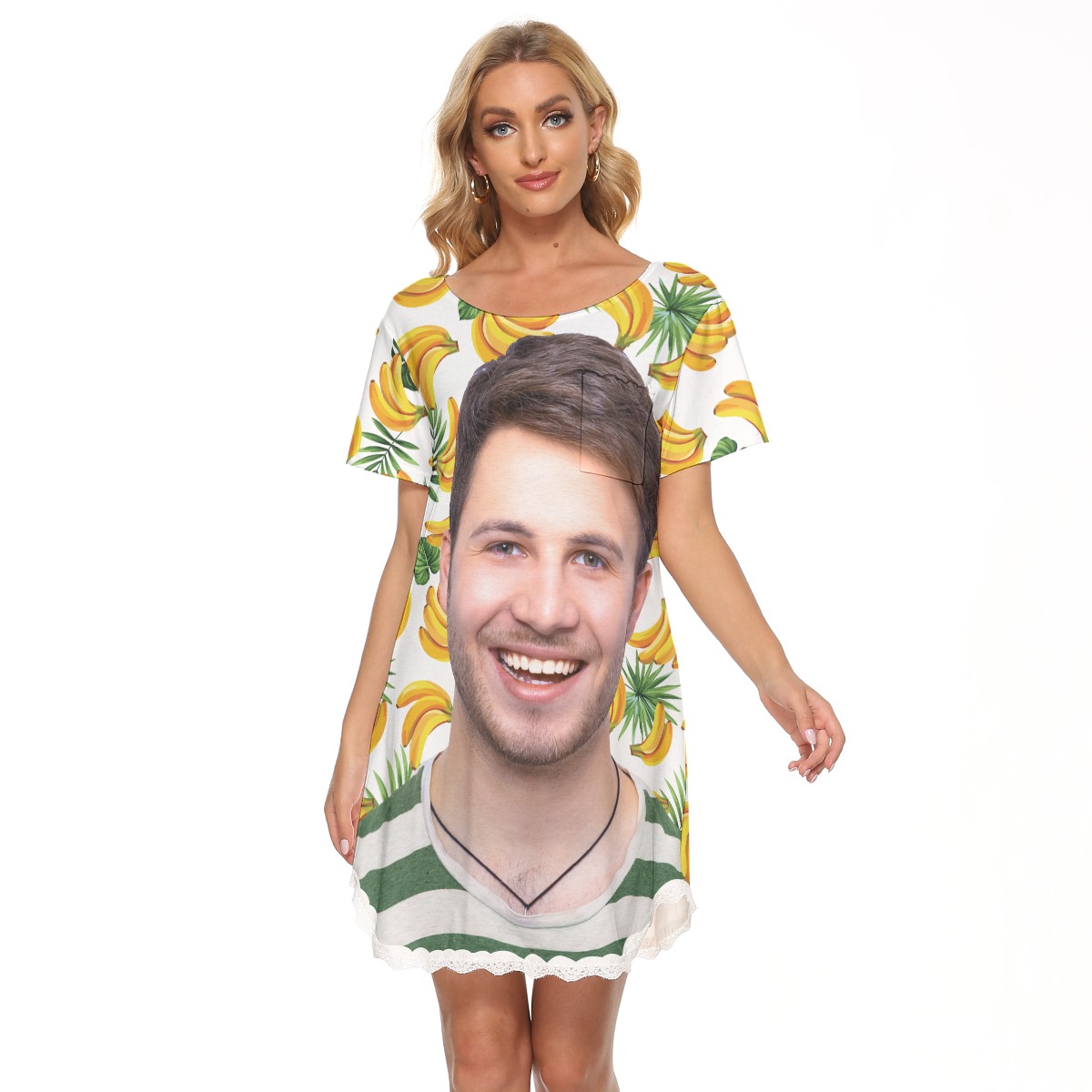 Personalized Face Hawaiian Dress For Women - variant image 1