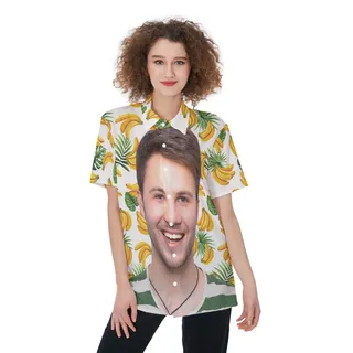 Women's Custom Face Aloha Shirt