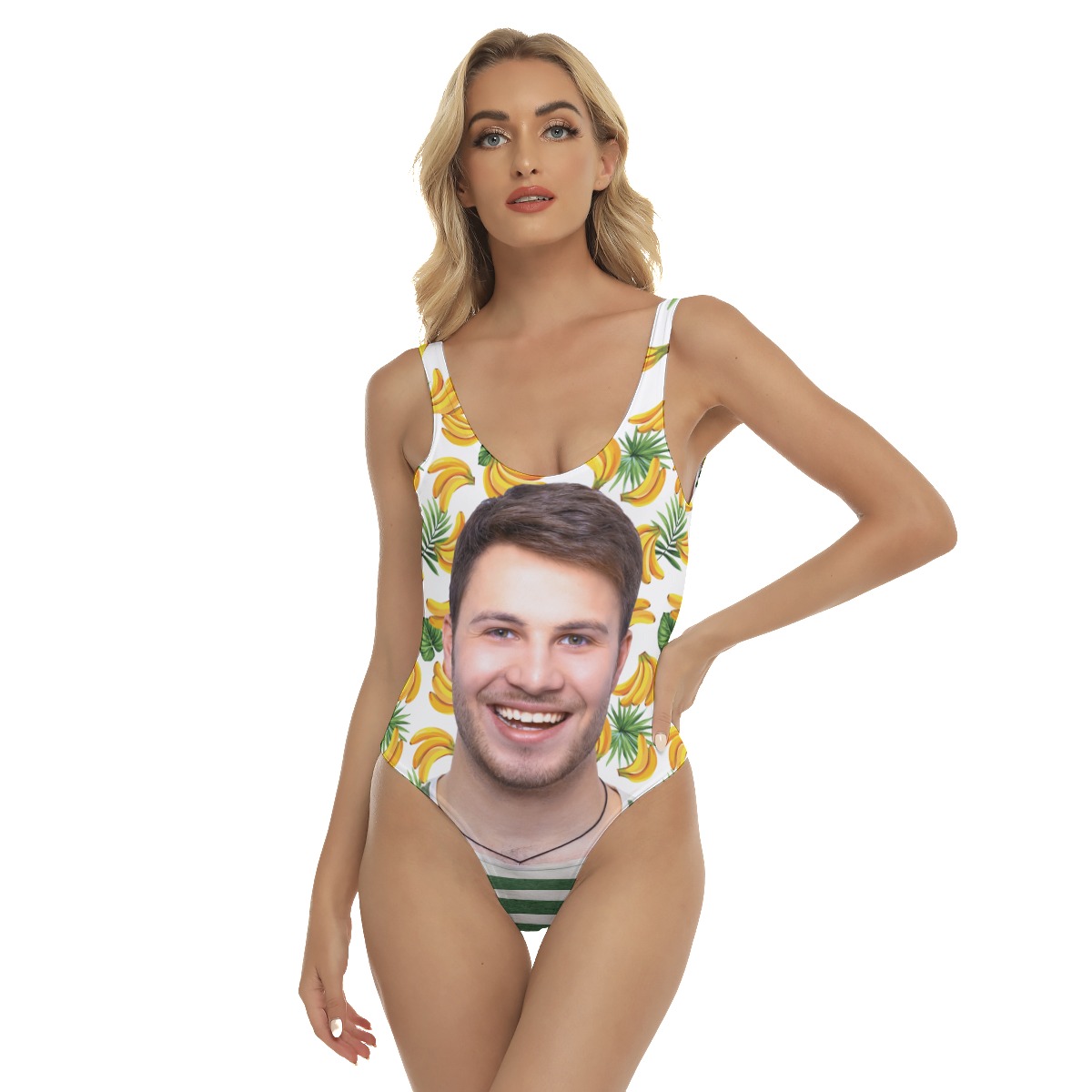 Funny Custom Face Women's One Piece Swimsuit - variant image 1