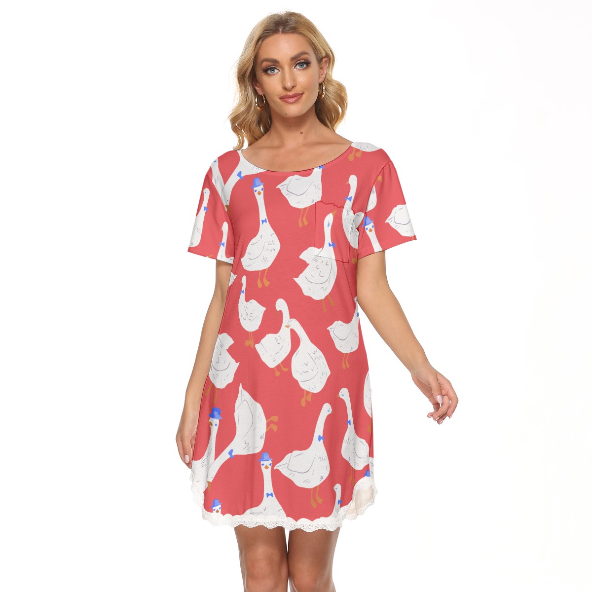 Red Goose Aloha Dress With Lace - variant image 1