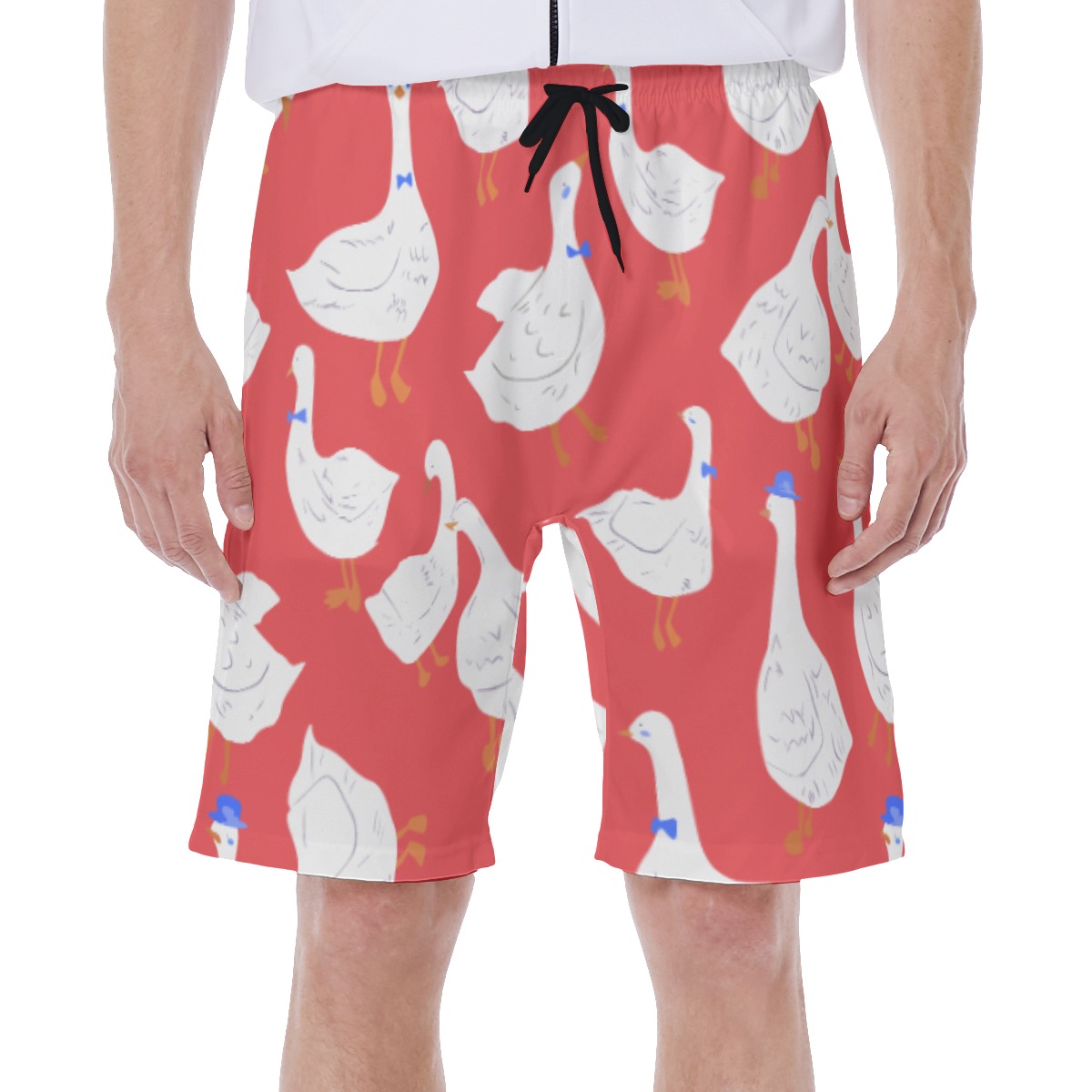 Funny Goose Hawaiian Beach Trunks For Men - variant image 1