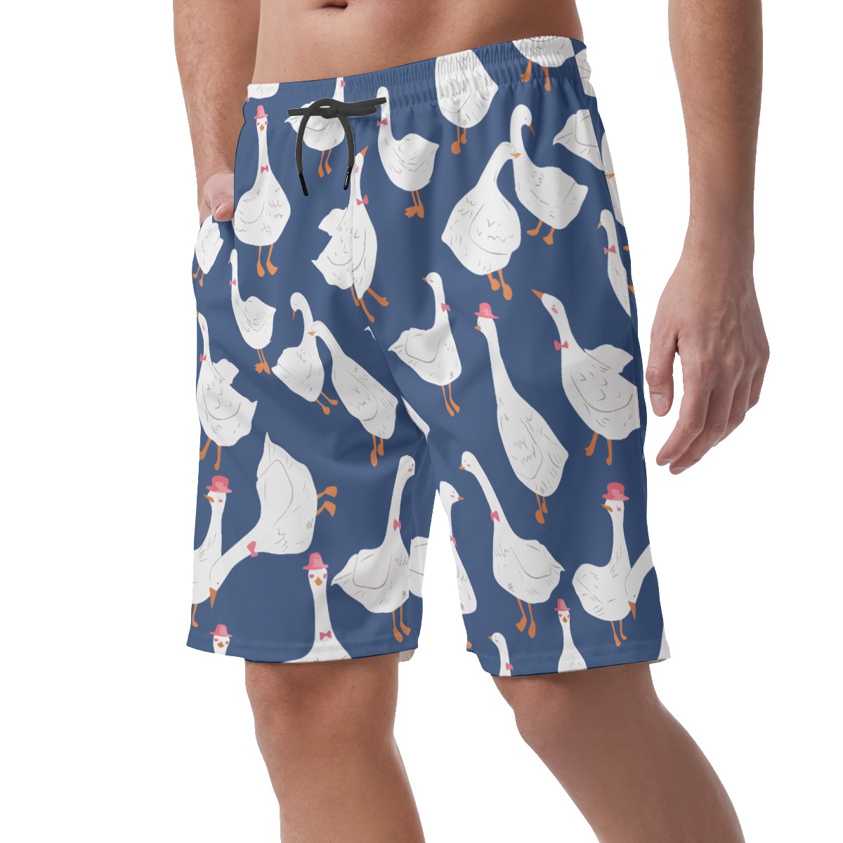 Cool Goose Blue Hawaiian Shorts For Men