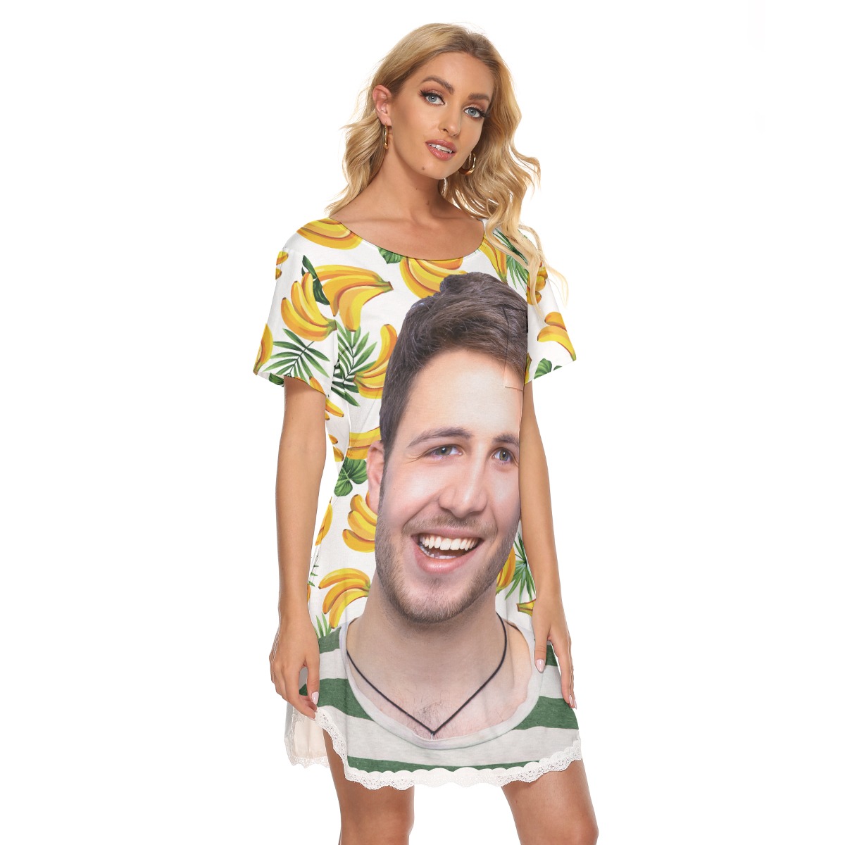 Personalized Face Hawaiian Dress For Women