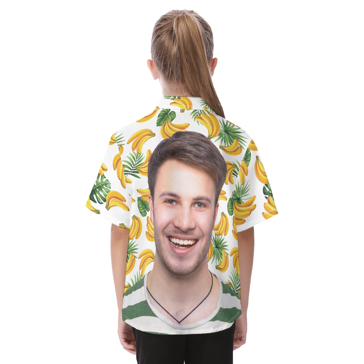 Kid's Hawaiian Shirts With Face Custom