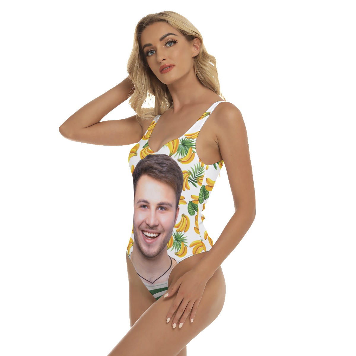 Funny Custom Face Women's One Piece Swimsuit