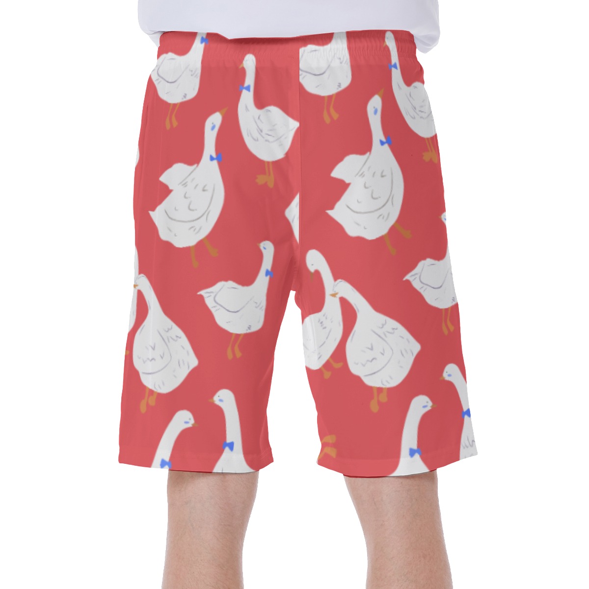 Funny Goose Hawaiian Beach Trunks For Men