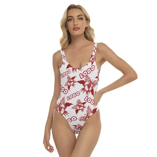 Women's Hawaiian Swimsuit With Custom Logo