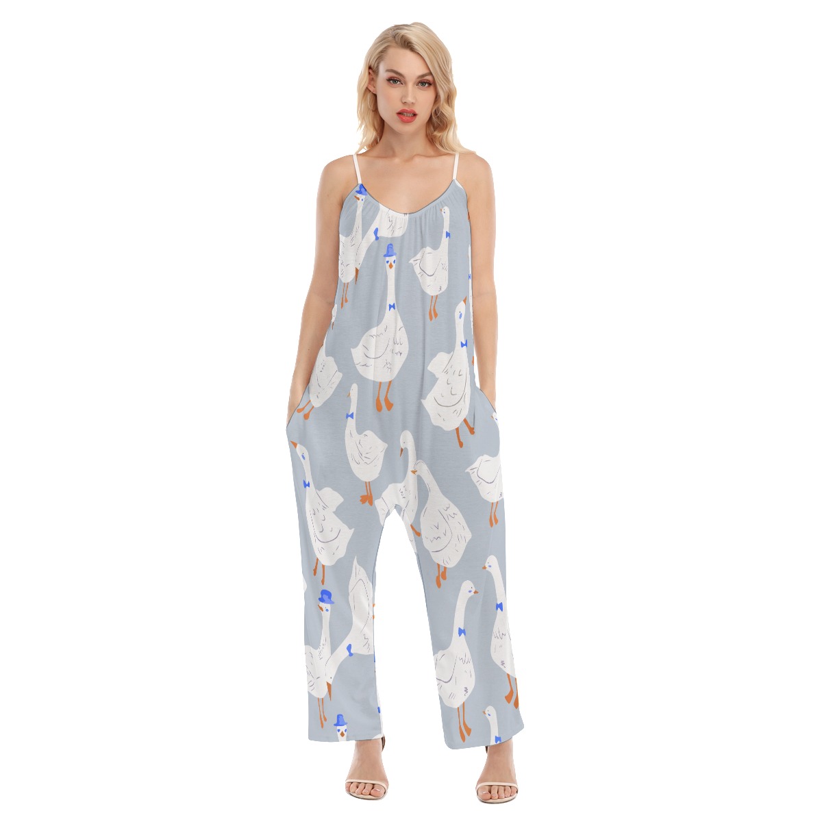 Women's Cool Goose Hawaiian Jumpsuit For Summer - variant image 1