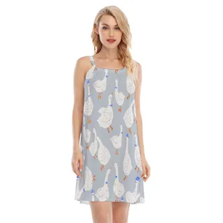 Trending Goose Summer Hawaiian Dress