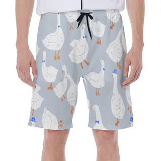 Men's Cool Goose Hawaiian Swim Trunks