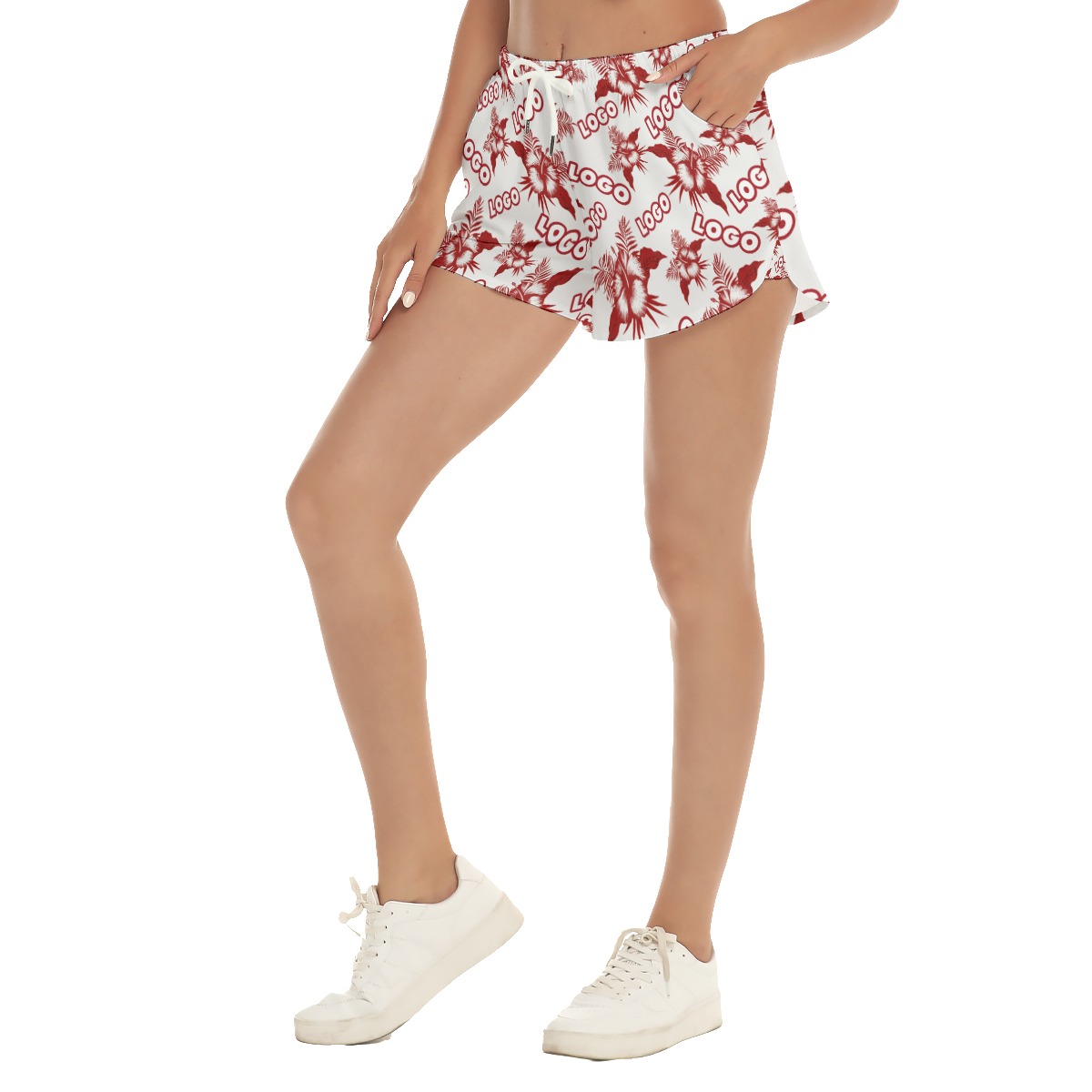 Custom Logo Women's Hawaiian Shorts