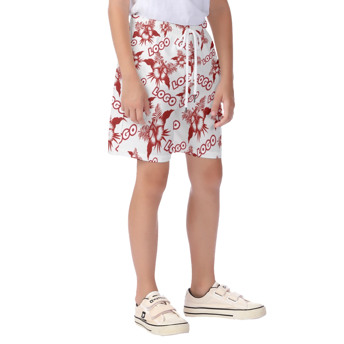 Custom Logo Hawaiian Shorts For Kids