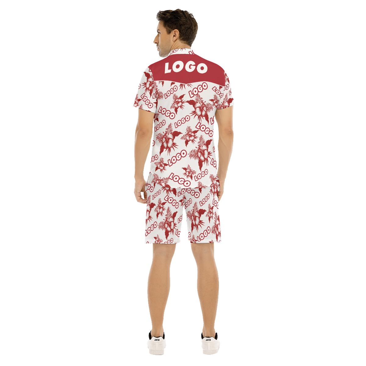 Custom Hawaiian Shirt And Shorts With Logo