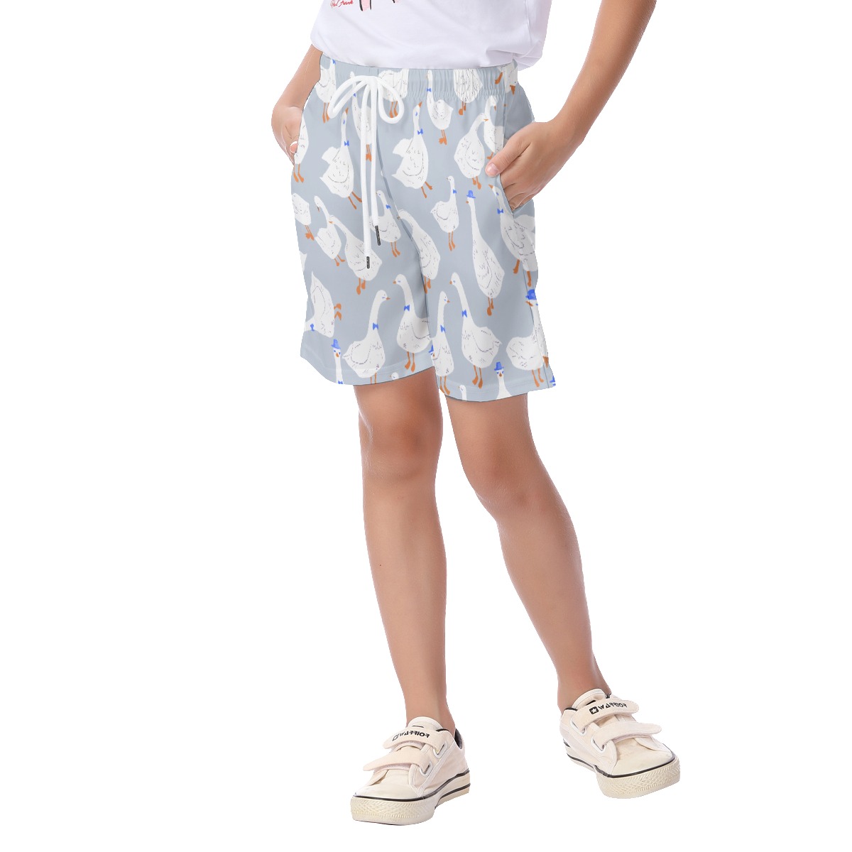 Lively Goose Hawaiian Beach Shorts For Kids