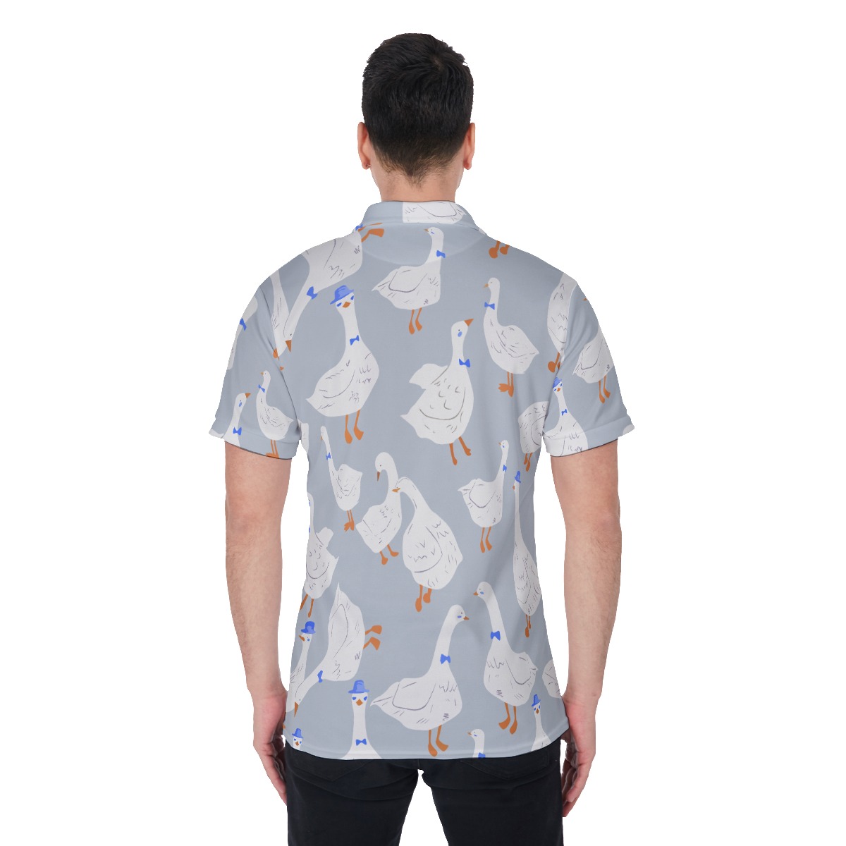 Lovely Goose Polo Hawaiian Shirt For Men