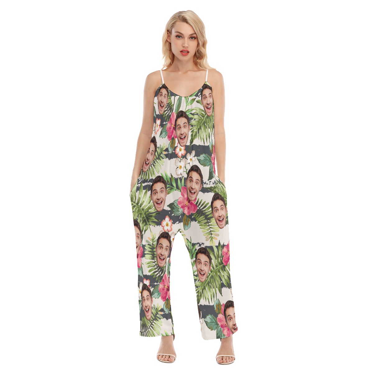 Sports Name Custom Name Women's Hawaiian Jumpsuit - variant image 1