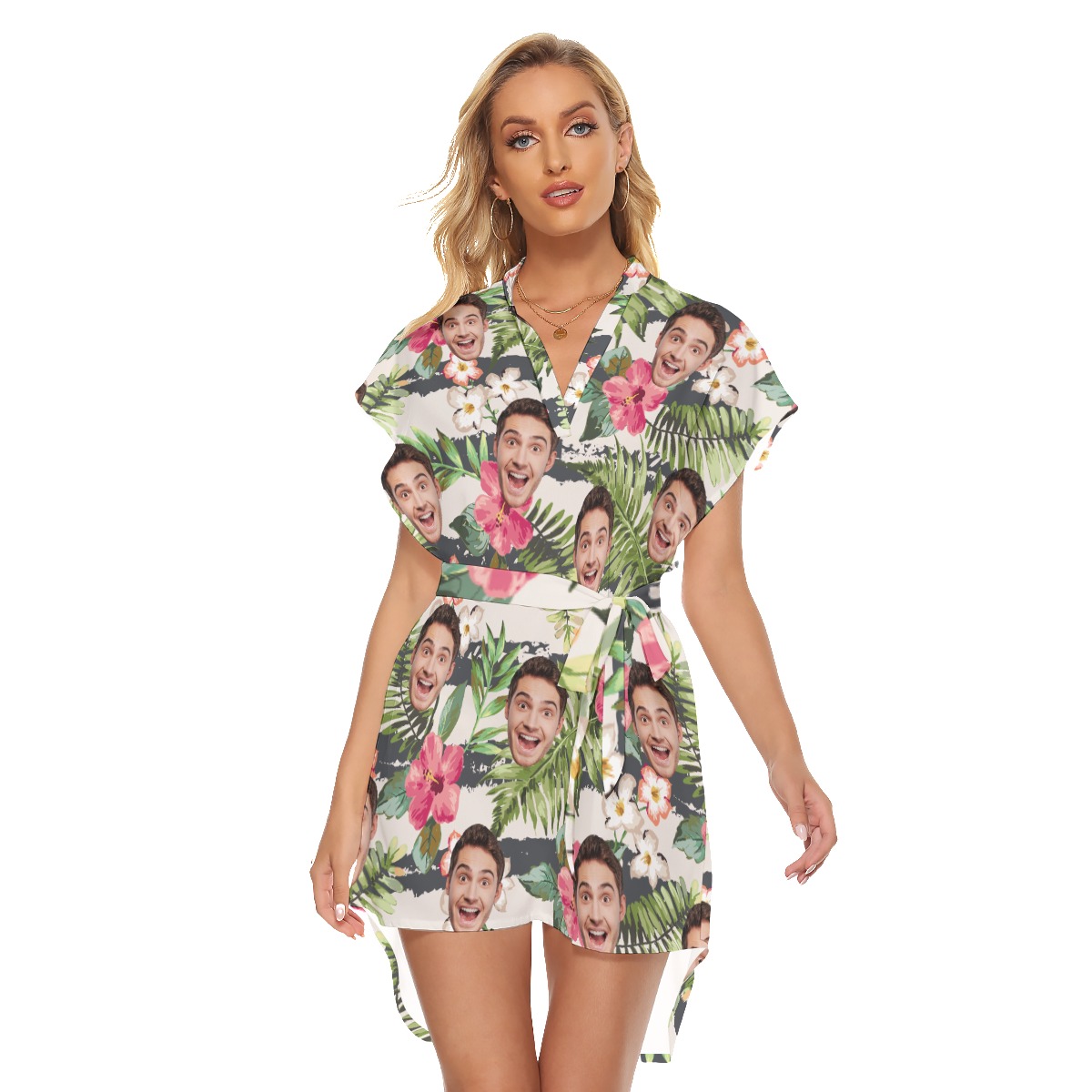 Women's Sports Team Custom Tropical Dress For Summer - variant image 1