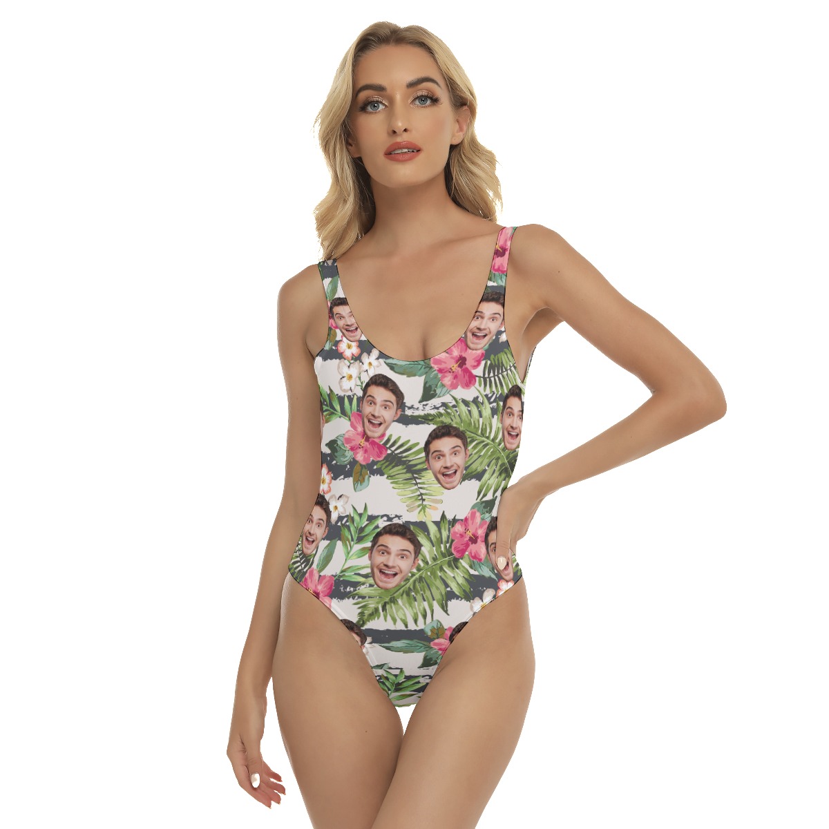 Women's Custom Sports Team Tropical Hawaiian Swimsuit - variant image 1
