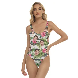 Women's Custom Sports Team Tropical Hawaiian Swimsuit