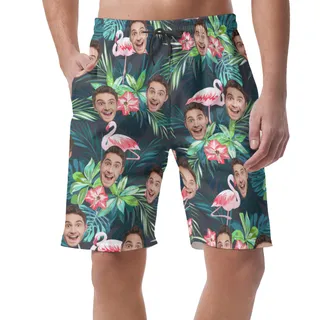 Sports Team Custom Flamingo Hawaiian Shorts For Men