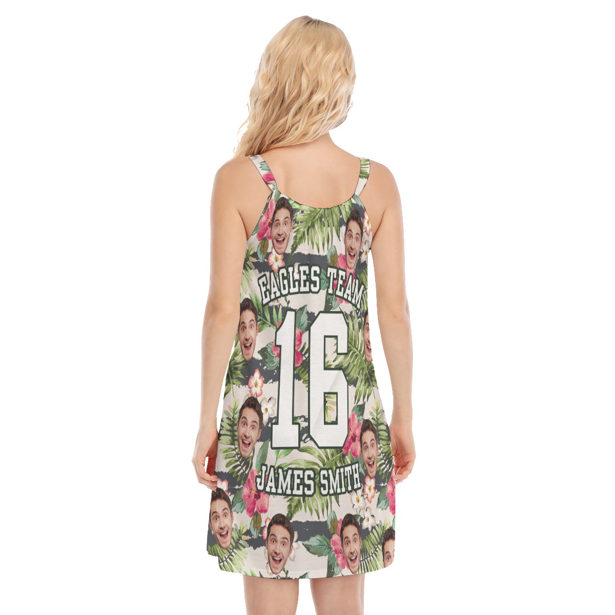 Sports Team Custom Unique Hawaiian Cami Dress