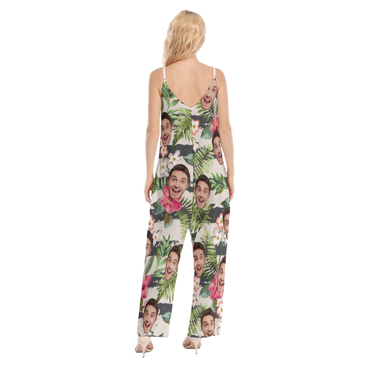 Sports Name Custom Name Women's Hawaiian Jumpsuit