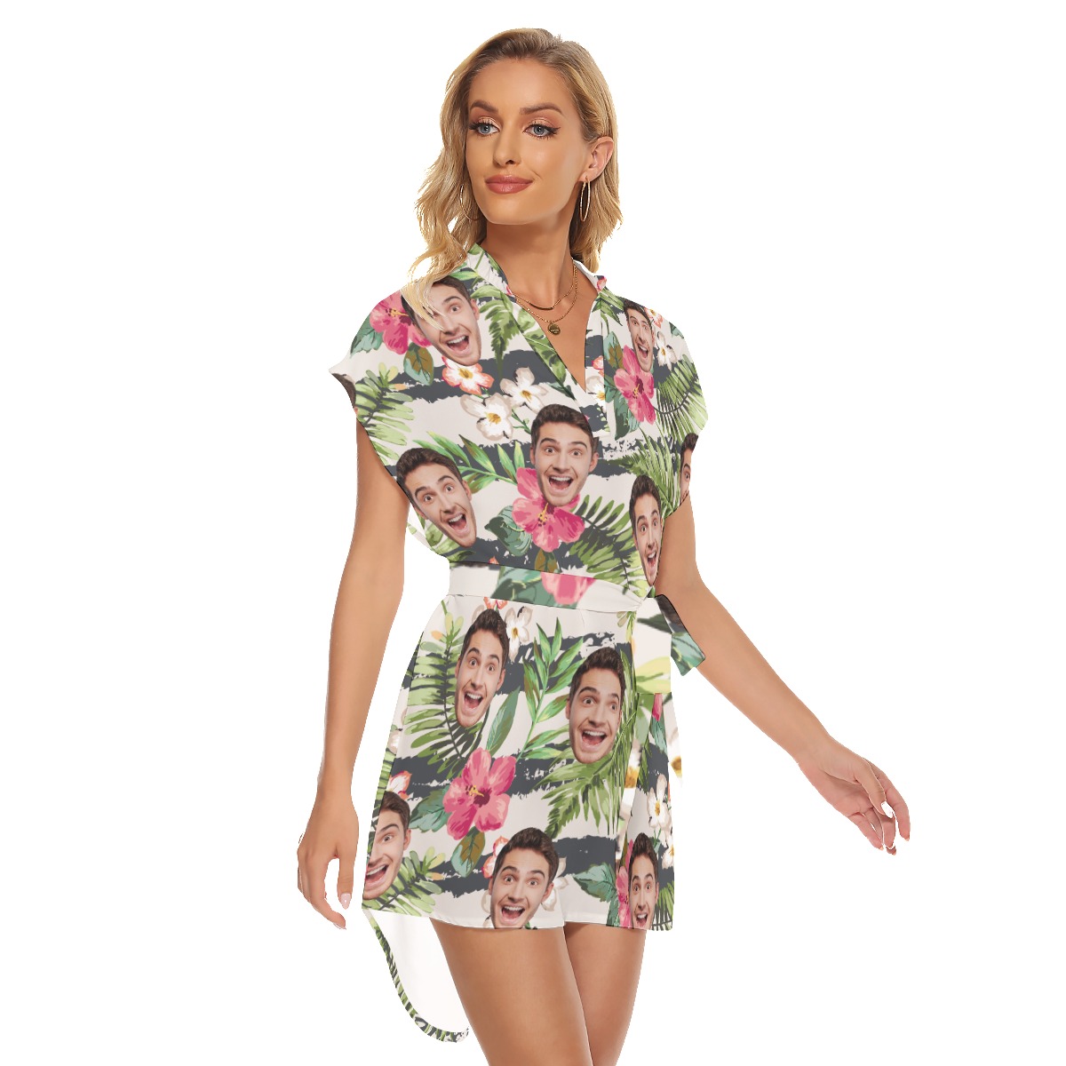 Women's Sports Team Custom Tropical Dress For Summer
