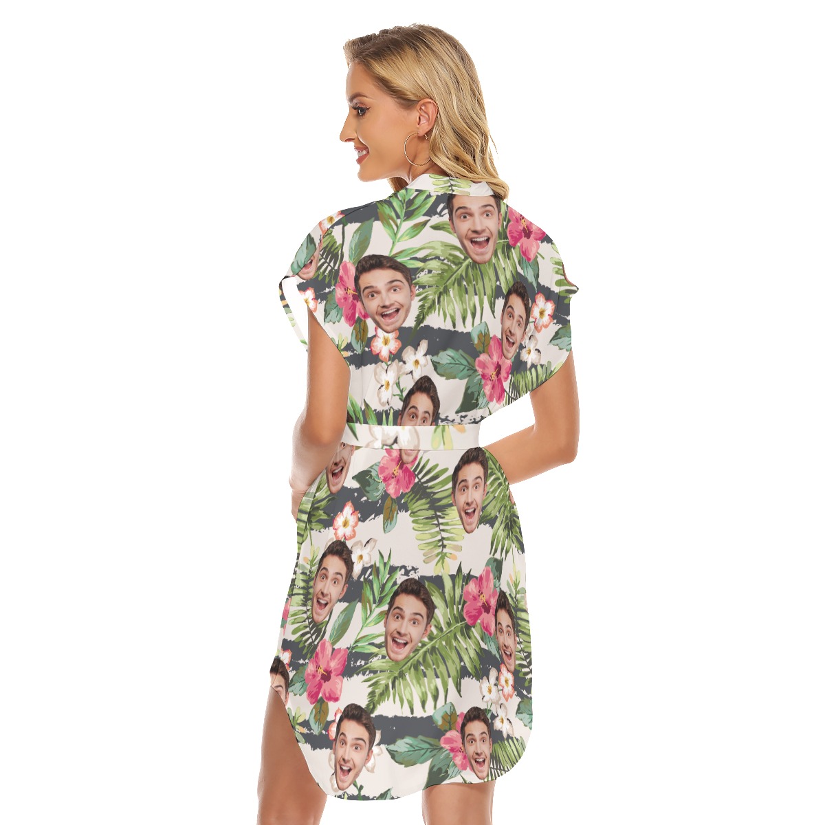 Women's Sports Team Custom Tropical Dress For Summer